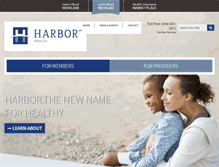 Tablet Screenshot of harborhealthplan.com